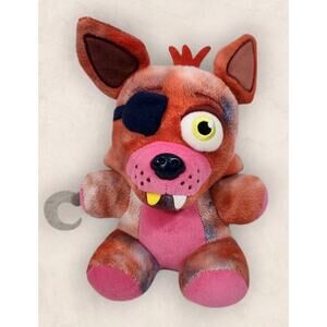 FUNKO FIVE NIGHTS at FREDDY'S TIE DYE FOXY 8" PLUSH AUTHENTIC HORROR VIDEO GAME